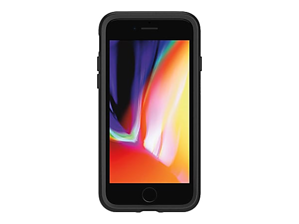 OtterBox iPhone SE (3rd and 2nd Gen) and iPhone 8/7 Symmetry Series Case - For Apple iPhone SE 3, iPhone SE 2, iPhone 8, iPhone 7 Smartphone - Black - Drop Resistant, Scrape Resistant - Polycarbonate, Synthetic Rubber - 1 Pack