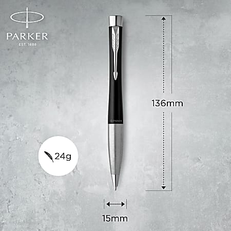 Parker Ballpoint Pen Refill Medium Point 1.0 mm Black - Office Depot