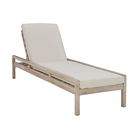 Linon Lascher Outdoor Chair, Beige/Natural