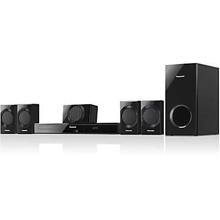 Panasonic SC-XH170 5.1 Home Theater System - 1000 W RMS - 1080p - DVD Player - Black