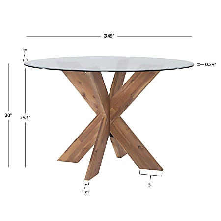 Round x base dining table new arrivals