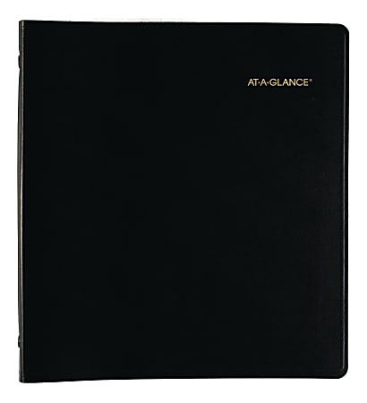 AT-A-GLANCE® 5-Year Monthly Planner, 9" x 11", Black, January To December 2020 - 2024, 7029605