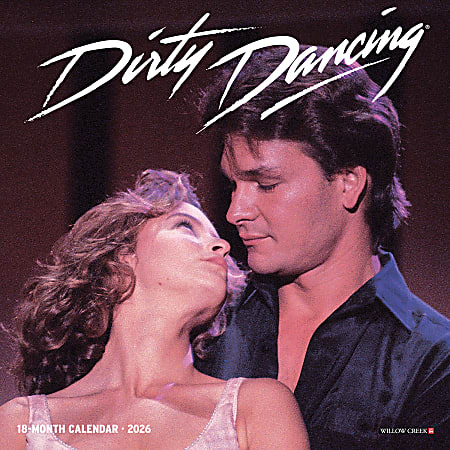 2026 Willow Creek Press Monthly Mini Wall Calendar, 7" x 7", Dirty Dancing, January To December, 53553