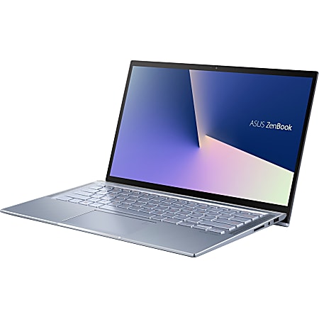 Asus ZenBook 14 UX431 UX431FA-ES74 14" Notebook - 1920 x 1080 - Intel Core i7 i7-8565U Quad-core 1.80 GHz - 8 GB RAM - 512 GB SSD - Silver Blue - Windows 10 - Intel UHD Graphics 620 - 10.80 Hour Battery