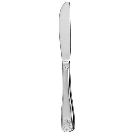 Walco Fanfare Stainless Steel Dinner Knives, Silver, Pack Of 12 Knives