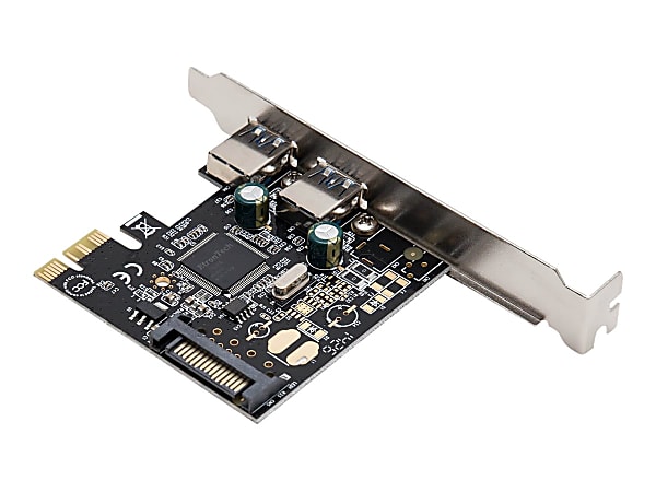 Syba SD-PEX20158 - USB adapter - PCIe 2.0 low profile - USB 3.0 x 2