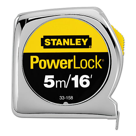 Black+Decker Powerlock Tape Rules 3/4 in Wide Blade, 3/4 in x 5 m/16 ft