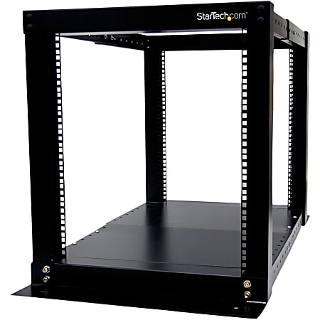 StarTech.com 12U Adjustable 4 Post Server Equipment Open Frame Rack Cabinet