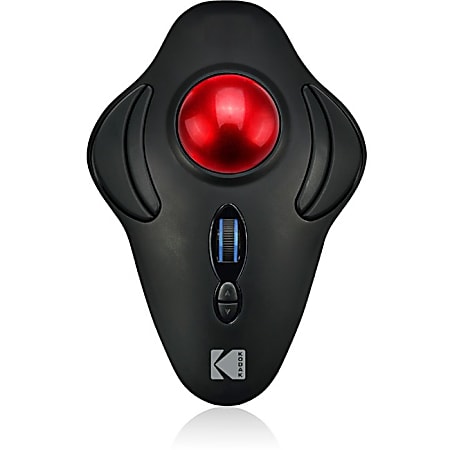 Kodak IMOUSE Q40 Wireless Ergonomic Trackball Mouse - Optical - Wireless - Radio Frequency - USB - 4800 dpi - IMOUSEQ40