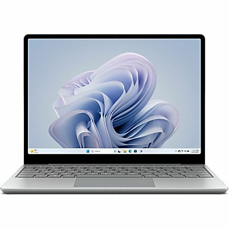 Microsoft Surface Laptop Go 3 12.4" Touchscreen Notebook - Intel Core i5 12th Gen - 8 GB - 256 GB SSD - English Keyboard - Platinum - Intel Chip - 1536 x 1024 - Windows 11 Home - Intel Iris Xe Graphics - PixelSense - Front Camera/Webcam