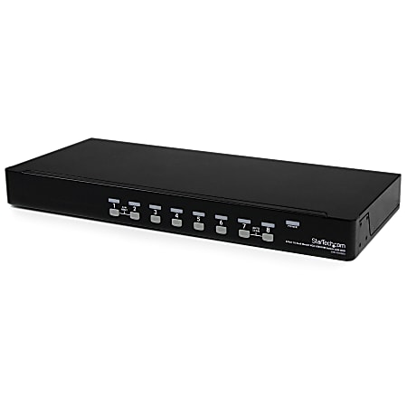 StarTech.com 8 Port 1U Rackmount USB KVM Switch