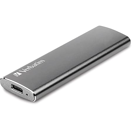 Verbatim 120GB Vx500 External SSD, USB 3.1 Gen 2 - Graphite - Notebook Device Supported - USB 3.1 Type C - 500 MB/s Maximum Read Transfer Rate - 2 Year Warranty