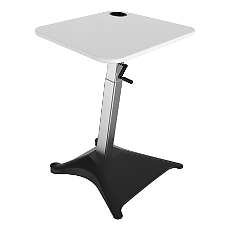 Safco® Focal™ Brio™ Adjustable-Height Standing Desk, White
