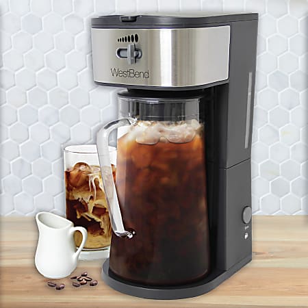 West Bend Iced Tea Maker Black - Office Depot