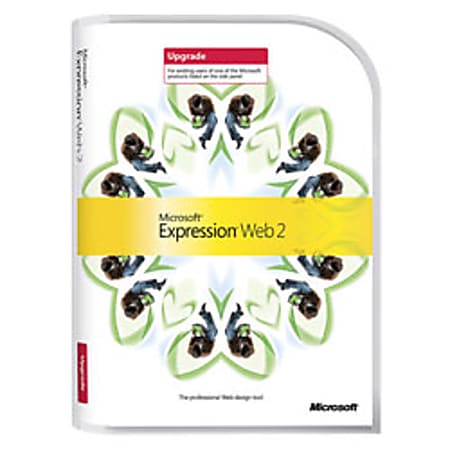 Microsoft® Expression® Web 2.0 Upgrade, Traditional Disc