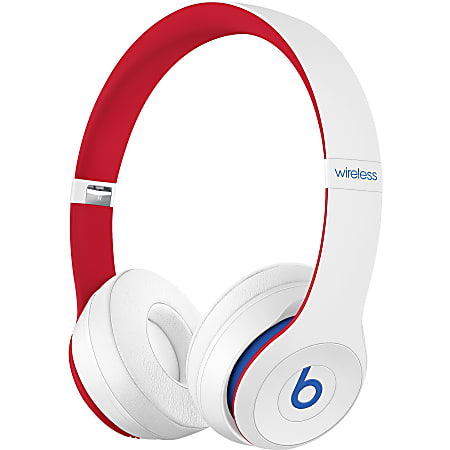 Beats by Dr. Dre Solo3 Wireless Headphones - Beats Club Collection - Club White - Stereo - Wireless - Bluetooth - Over-the-head - Binaural - Circumaural - White