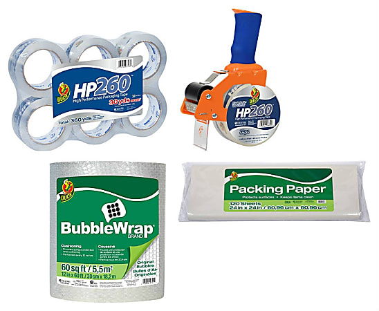 Duck® Brand Medium Mailroom Pack And Ship Bundle