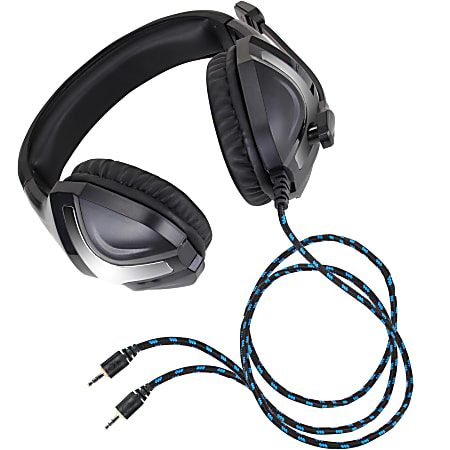 Enhance ENGXH40100BKEW Headset - Stereo - Mini-phone (3.5mm) - Wired - Over-the-head - Binaural - Circumaural - ENGXH40100BKEW
