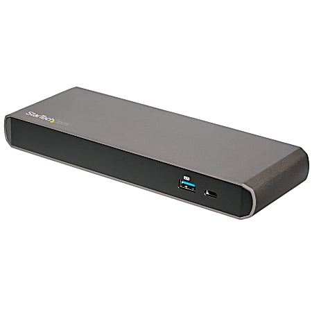 StarTech.com Thunderbolt 3 Docking Station - Compatible with Windows / macOS Supports Dual 4K HD Displays - 85W Power Delivery - Power and Charge Laptop and Peripherals - TB3DK2DPPD - Dual 4K HD Display Support or Single 5K Monitor Support