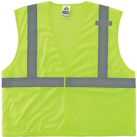 Ergodyne GloWear® Safety Vest, 8210HL Economy Mesh Type-R Class 2, Small/Medium, Lime