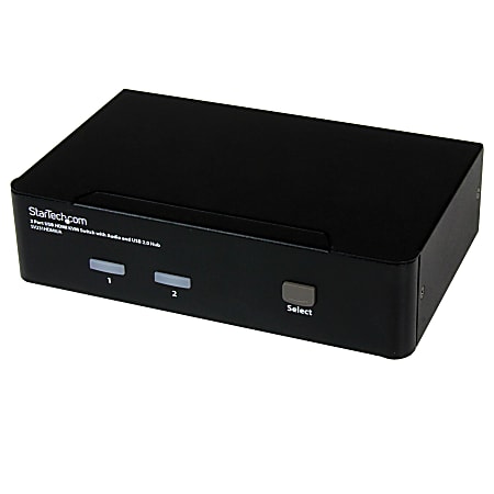 StarTech.com 2 Port USB HDMI KVM Switch with