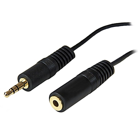 StarTech.com 12 ft PC Speaker Extension Audio Cable - Extend the distance between your PC and speakers by up to 12ft