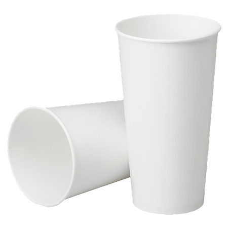 SKILCRAFT® Disposable Paper Cups, 21 Oz, White, Case Of 1,000 (AbilityOne 7350-01-645-7875)