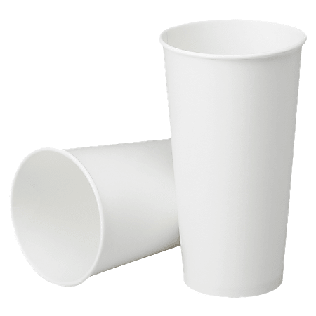 SKILCRAFT® Disposable Paper Cups, 21 Oz, White, Case