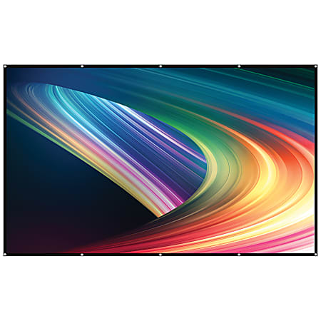 GPX Indoor/Outdoor Soft Projection Screen, 130", PJS130