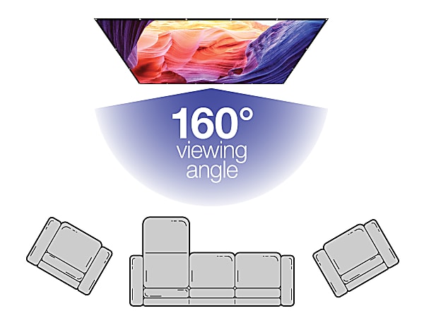 GPX IndoorOutdoor Soft Projection Screen 130 PJS130 - Office Depot