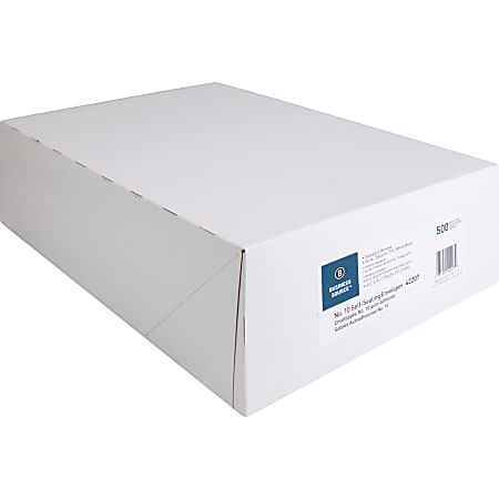 Business Source No.10 Standard Window Invoice Envelopes - Single Window - 9 1/2 Business Source No.10 Standard Window Invoice Envelopes - Single Window - 9 1/2
