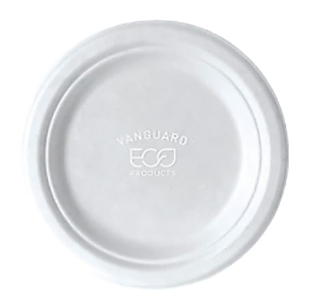Eco Products Vanguard Sugarcane Plates 9 White Pack Of 500 Plates - ODP ...
