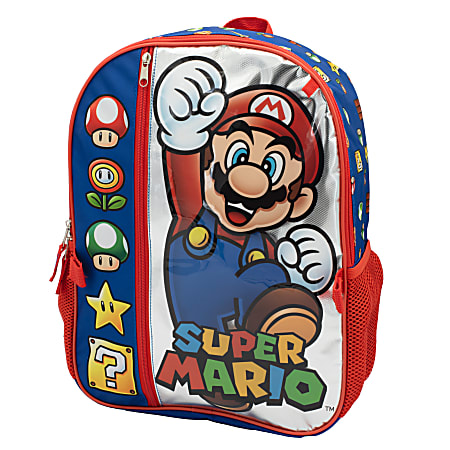 Kids mario backpack top