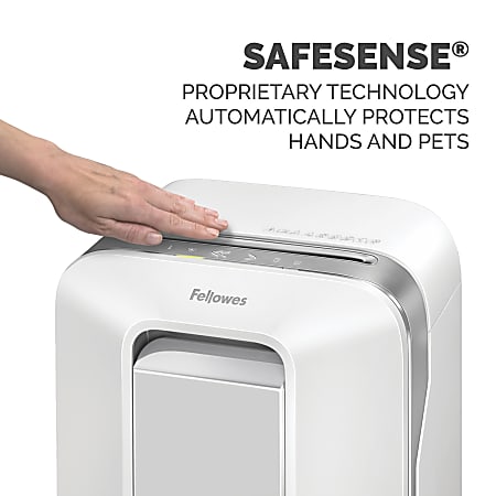 Fellowes Powershred LX200 12 Sheet Micro Cut Paper Shredder White
