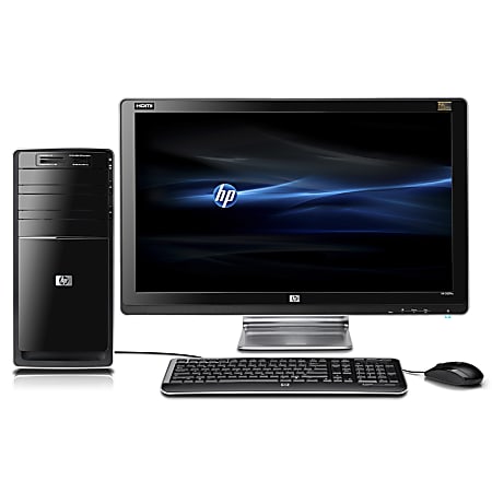 HP Pavilion p6331p-b Desktop Computer Bundle With AMD Athlon™ II 630 Quad-Core Processor, 20" Widescreen LCD Monitor