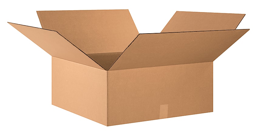 Partners Brand Corrugated Boxes, 24" x 24" x 10", Kraft, Pack Of 10