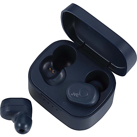 JVC HA-A10T Earset - True Wireless - Bluetooth - 32.8 ft - 16 Ohm - 20 Hz - 20 kHz - Earbud - In-ear - Blue