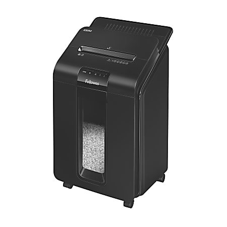 Fellowes® AutoMax™ 100M Auto Feed 100 Sheet Micro-Cut Shredder, Black