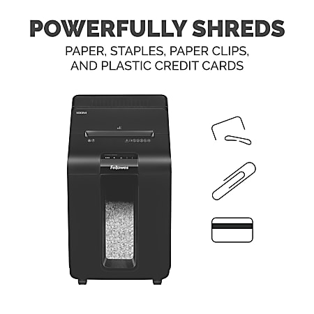 Boxis 150 Sheet Micro Cut Shredder Black AD150T - Office Depot