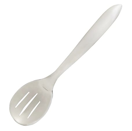 Hoffman Browne Serving Spoons, 13", Slotted, Silver, Set Of 48 Spoons