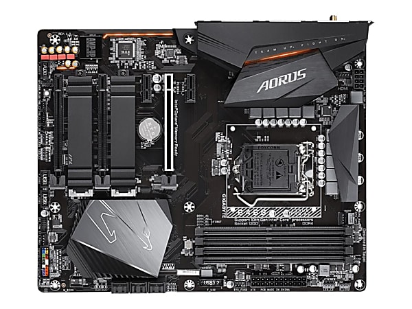 Aorus Ultra Durable B460 AORUS PRO AC Desktop Motherboard - Intel Chipset - Socket LGA-1200  - ATX - 128 GB DDR4 SDRAM Maximum RAM - DIMM, UDIMM - 4 x Memory Slots - IEEE 802.11a/b/g/n/ac - HDMI - DisplayPort - 6 x SATA Interfaces