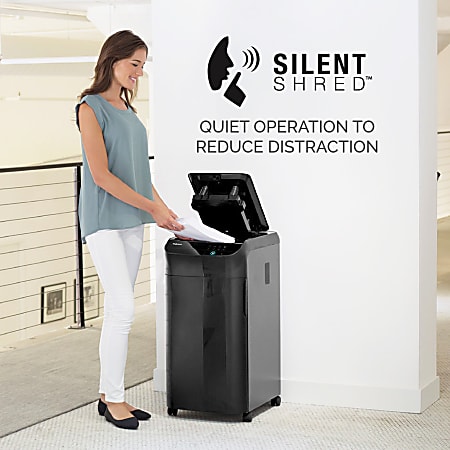 Fellowes AutoMax 600M Auto Feed Micro Cut 600 Sheet Shredder Black