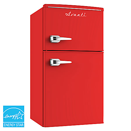 Avanti 3.0 Cu. ft. Retro Compact Refrigerator Red