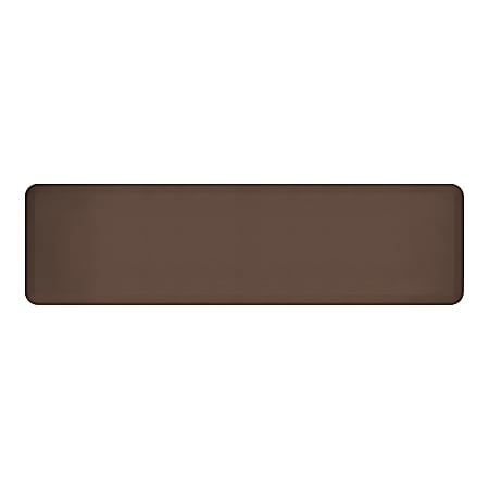 GelPro NewLife EcoPro Commercial Grade Anti-Fatigue Floor Mat, 72" x 20", Brown