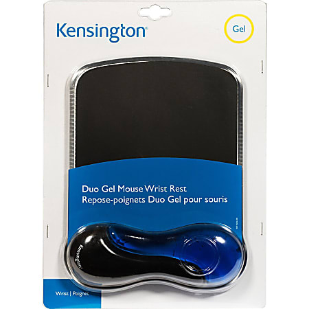 Kensington Duo Gel Mouse Pad with Wrist Rest K62401AM Blue 