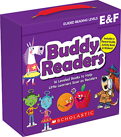 Scholastic Teaching Resources Buddy Readers: Levels E & F, Grades Pre-K To 2nd, Set Of 16 Books