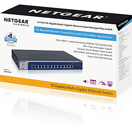 Netgear 12 Port 10 GigabitMulti Gigabit Ethernet Smart