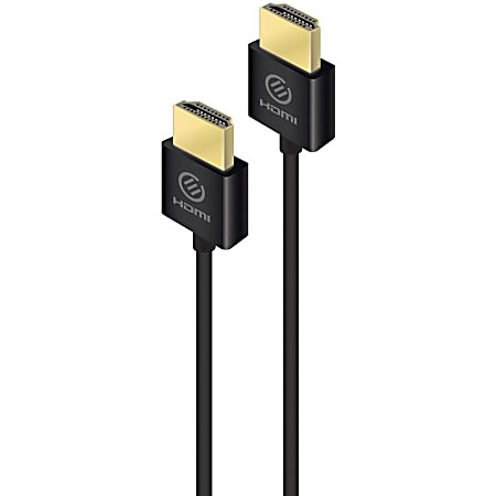 ALOGIC AIR Series Super Slim & Flexible - HDMI cable with Ethernet - HDMI male to HDMI male - 6.6 ft - 4K60Hz (4096 x 2160) support