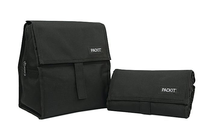 PackIt Freezable Commuter Lunch Bag Charcoal - Office Depot