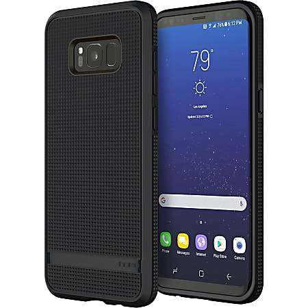Incipio NGP [Advanced] Rugged Polymer Case for Samsung Galaxy S8+ - For Smartphone - Black - Dent Resistant, Impact Resistant, Drop Resistant - Polymer - 60" Drop Height
